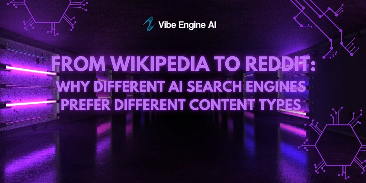 From Wikipedia to Reddit: Why Different AI Search Engines Prefer Different Content Types - Content Strategy
